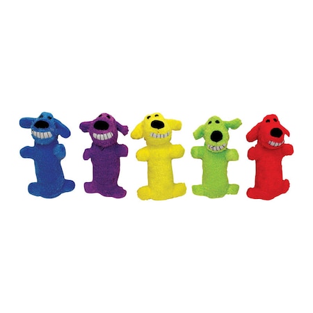 Multipet Multipet Loofa Assorted Plush Dog Toy Small 47735